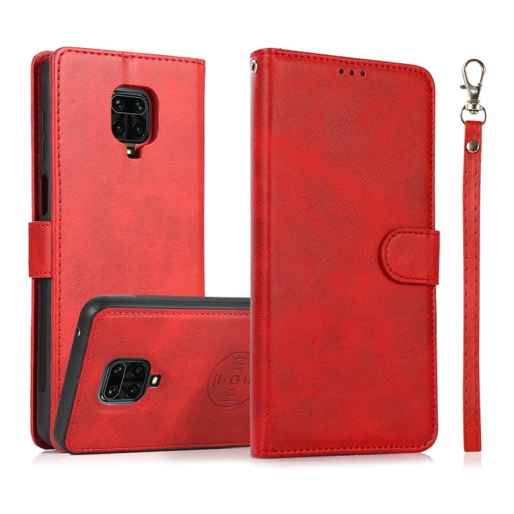 For Xiaomi Redmi 9 Calf Texture 2 in 1 Detachable Magnetic Back Cover Horizontal Flip Leather Case with Holder & Card Slots & Wallet & Photo Frame, For Xiaomi Redmi Note 8, For Xiaomi Redmi Note 9s, For Xiaomi Redmi Note 8 Pro, For Xiaomi Redmi 9C     ...