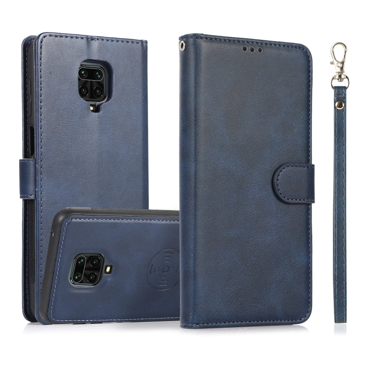 For Xiaomi Redmi 9 Calf Texture 2 in 1 Detachable Magnetic Back Cover Horizontal Flip Leather Case with Holder & Card Slots & Wallet & Photo Frame, For Xiaomi Redmi Note 8, For Xiaomi Redmi Note 9s, For Xiaomi Redmi Note 8 Pro, For Xiaomi Redmi 9C     ...