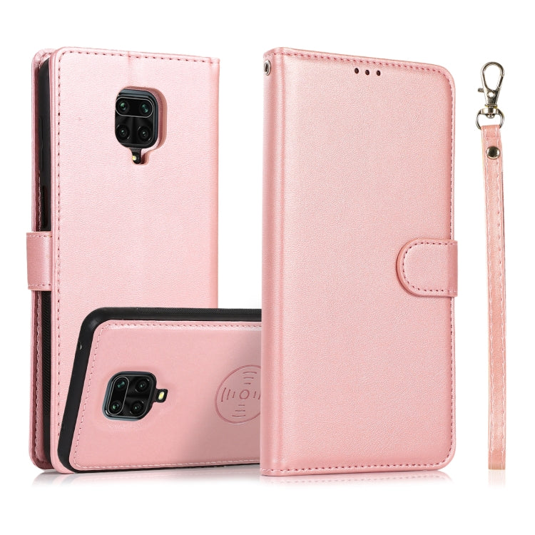 For Xiaomi Redmi 9 Calf Texture 2 in 1 Detachable Magnetic Back Cover Horizontal Flip Leather Case with Holder & Card Slots & Wallet & Photo Frame, For Xiaomi Redmi Note 8, For Xiaomi Redmi Note 9s, For Xiaomi Redmi Note 8 Pro, For Xiaomi Redmi 9C     ...