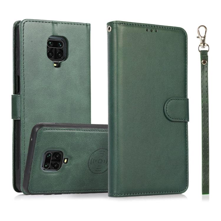 For Xiaomi Redmi 9 Calf Texture 2 in 1 Detachable Magnetic Back Cover Horizontal Flip Leather Case with Holder & Card Slots & Wallet & Photo Frame, For Xiaomi Redmi Note 8, For Xiaomi Redmi Note 9s, For Xiaomi Redmi Note 8 Pro, For Xiaomi Redmi 9C     ...