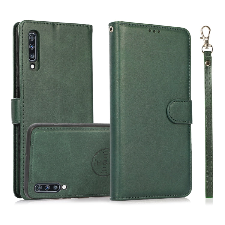 Calf Texture 2 in 1 Detachable Magnetic Back Cover Horizontal Flip Leather Case with Holder & Card Slots & Wallet & Photo Frame, For Samsung Galaxy A51 5G, For Samsung Galaxy A52 5G / 4G, For Samsung Galaxy A70, For Samsung Galaxy A71                  ...