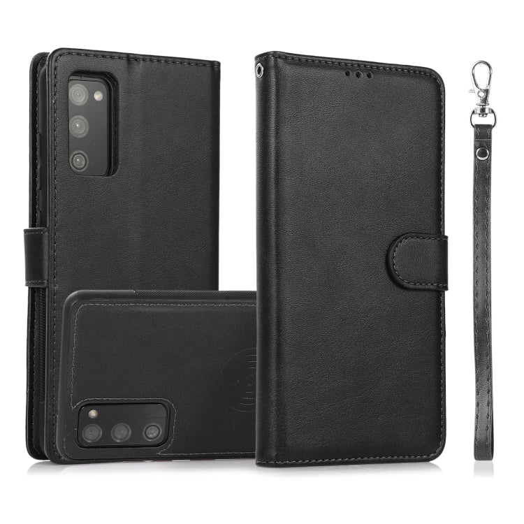 Calf Texture 2 in 1 Detachable Magnetic Back Cover Horizontal Flip Leather Case with Holder & Card Slots & Wallet & Photo Frame, For Samsung Galaxy S20 FE, For Samsung Galaxy S20 Ultra, For Samsung Galaxy S21 Ultra 5G, For Samsung Galaxy S21+ 5G       ...