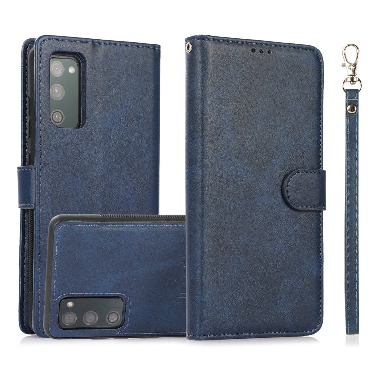 Calf Texture 2 in 1 Detachable Magnetic Back Cover Horizontal Flip Leather Case with Holder & Card Slots & Wallet & Photo Frame, For Samsung Galaxy S20 FE, For Samsung Galaxy S20 Ultra, For Samsung Galaxy S21 Ultra 5G, For Samsung Galaxy S21+ 5G       ...
