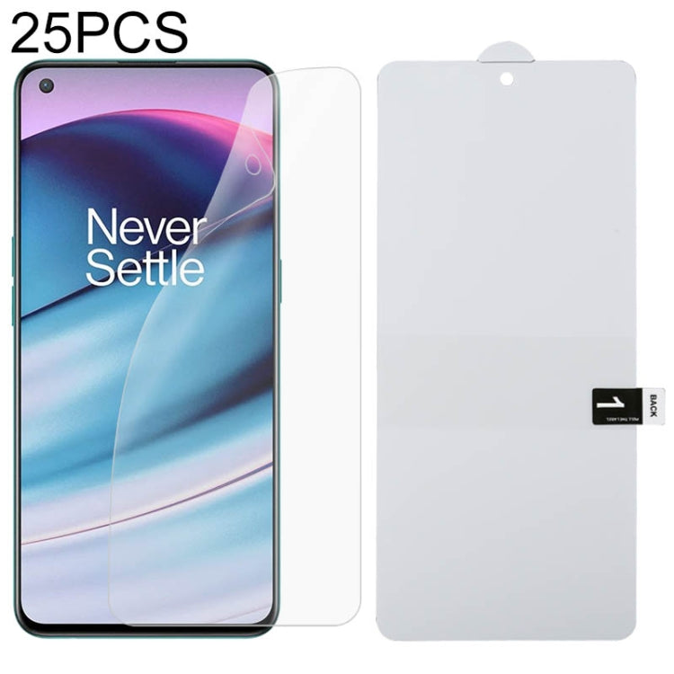 25 PCS Full Screen Protector Explosion-proof Front Hydrogel Film, For Samsung Galaxy A22 4G (25 PCS), For Samsung Galaxy A22 5G (25 PCS), For Samsung Galaxy S21 FE 5G (25 PCS), For OnePlus Nord CE 5G (25 PCS)