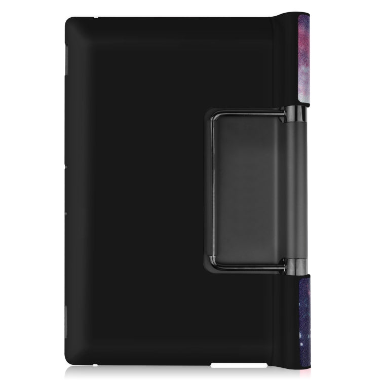 Custer Texture Coloured Drawing Pattern Horizontal Flip PU Leather Case with Holder, For Lenovo Yoga Pad Pro 13 inch YF K606F
