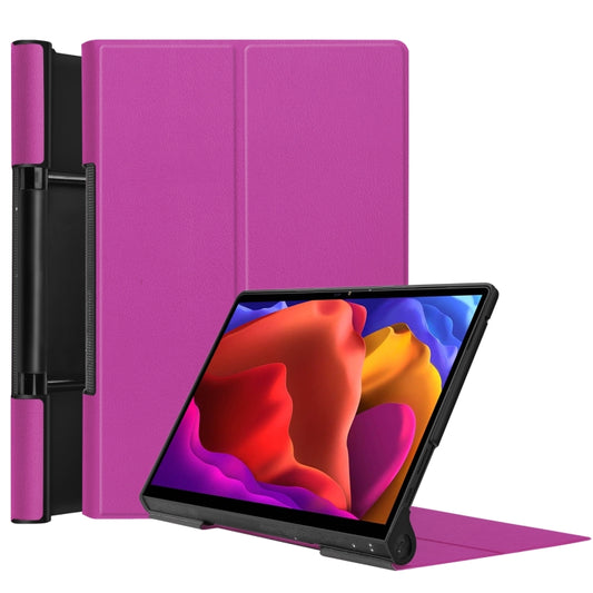 Custer Texture Horizontal Flip PU Leather Case with Holder, For Lenovo Yoga Pad Pro 13 inch YF K606F