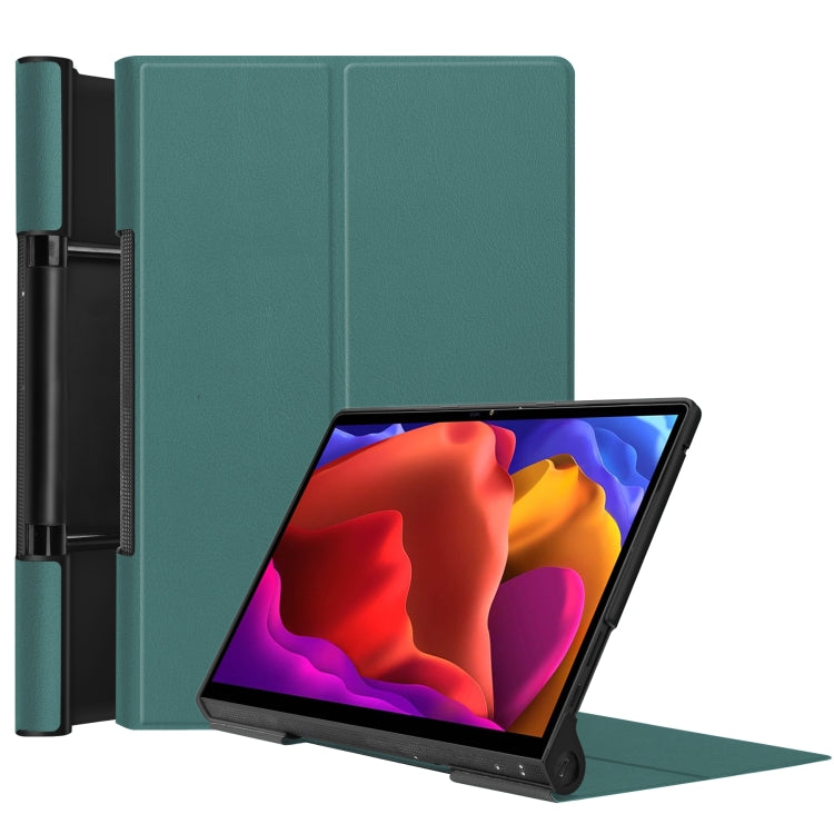 Custer Texture Horizontal Flip PU Leather Case with Holder, For Lenovo Yoga Pad Pro 13 inch YF K606F