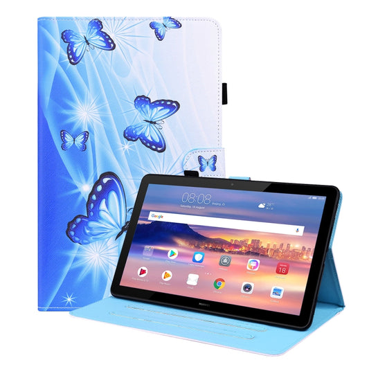Animal Pattern Horizontal Flip Leather Case with Holder & Card Slots & Photo Frame, For Huawei MediaPad T5 10.1 inch, For Huawei MatePad T 10 / T 10s / Honor Enjoy 2 10.1