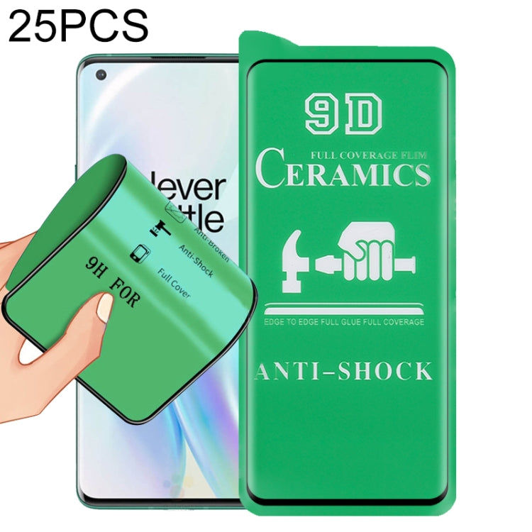 25 PCS 9D Full Screen Full Glue Ceramic Film, For Samsung Galaxy Note8 (25 PCS), For Samsung Galaxy Note9 (25 PCS), For Samsung Galaxy Note10 (25 PCS), For Huawei Mate 20 Pro (25 PCS), For OnePlus 7 Pro (25 PCS), For OnePlus 8 / 8 5G UW Verizon (25 PCS...