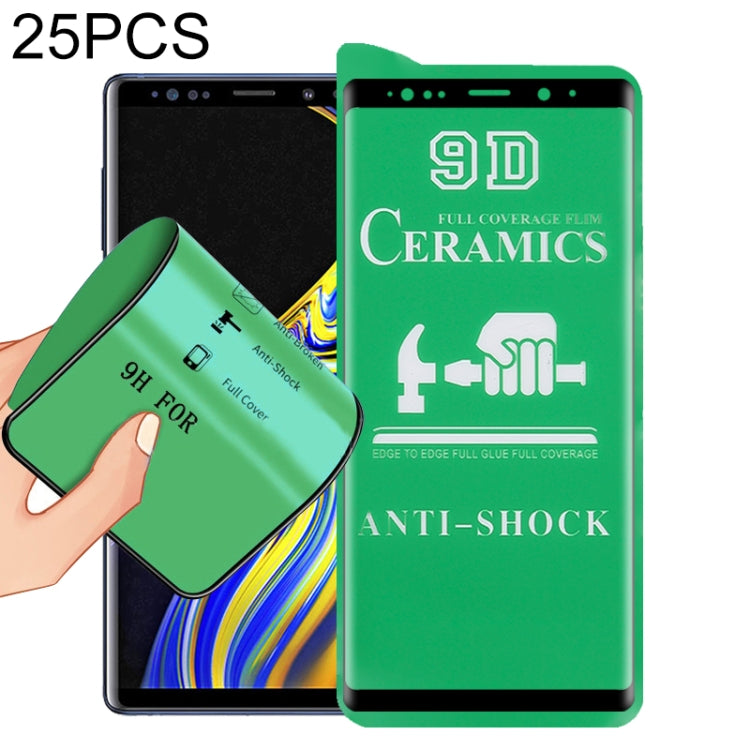 25 PCS 9D Full Screen Full Glue Ceramic Film, For Samsung Galaxy Note8 (25 PCS), For Samsung Galaxy Note9 (25 PCS), For Samsung Galaxy Note10 (25 PCS), For Huawei Mate 20 Pro (25 PCS), For OnePlus 7 Pro (25 PCS), For OnePlus 8 / 8 5G UW Verizon (25 PCS...
