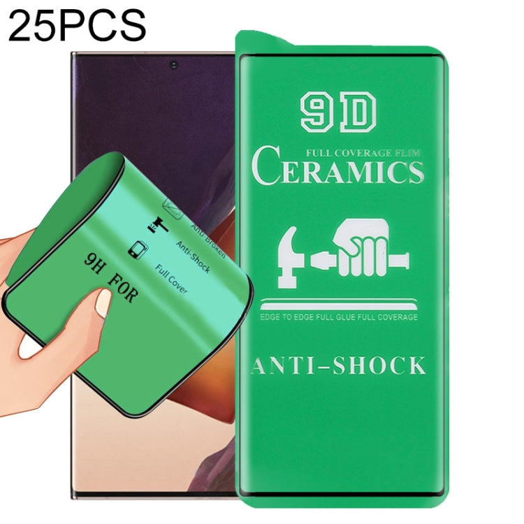 25 PCS 9D Full Screen Full Glue Ceramic Film, For Samsung Galaxy Note8 (25 PCS), For Samsung Galaxy Note9 (25 PCS), For Samsung Galaxy Note10 (25 PCS), For Huawei Mate 20 Pro (25 PCS), For OnePlus 7 Pro (25 PCS), For OnePlus 8 / 8 5G UW Verizon (25 PCS...