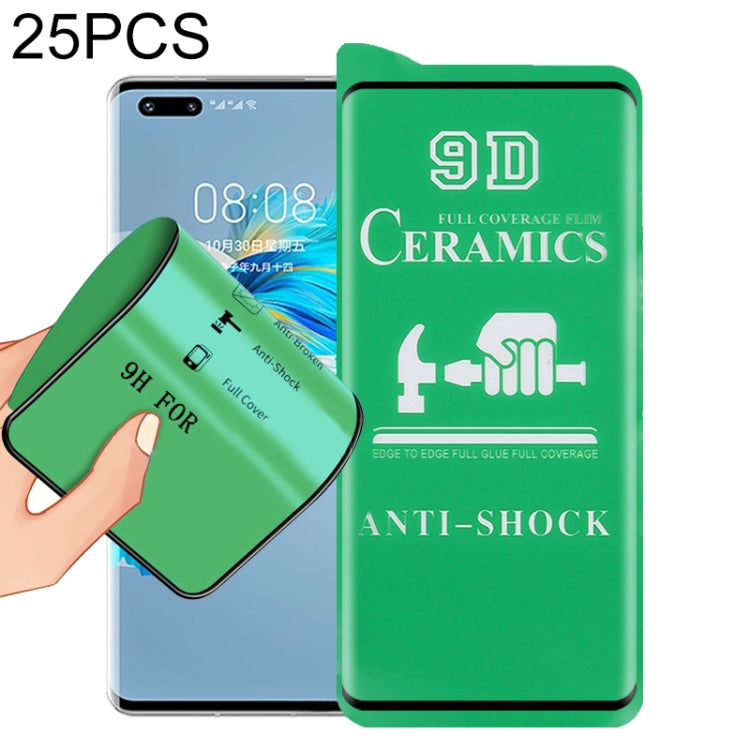 25 PCS 9D Full Screen Full Glue Ceramic Film, For Samsung Galaxy Note8 (25 PCS), For Samsung Galaxy Note9 (25 PCS), For Samsung Galaxy Note10 (25 PCS), For Huawei Mate 20 Pro (25 PCS), For OnePlus 7 Pro (25 PCS), For OnePlus 8 / 8 5G UW Verizon (25 PCS...