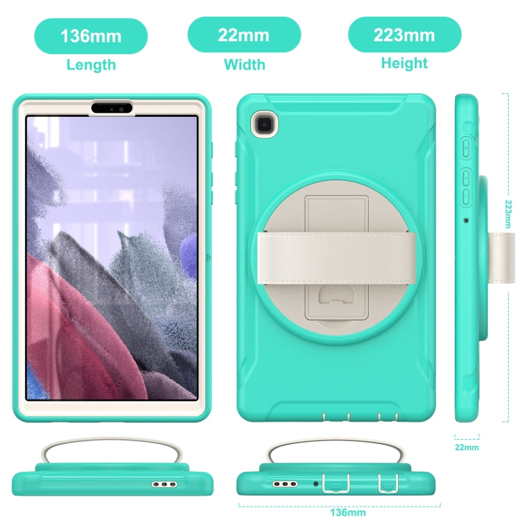 360 Degree Rotation PC + TPU Protective Case with Holder & Hand-strap, For Samsung Galaxy A7 Lite T220 / T225