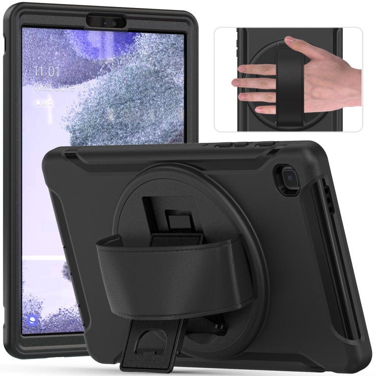 360 Degree Rotation PC + TPU Protective Case with Holder & Hand-strap, For Samsung Galaxy A7 Lite T220 / T225
