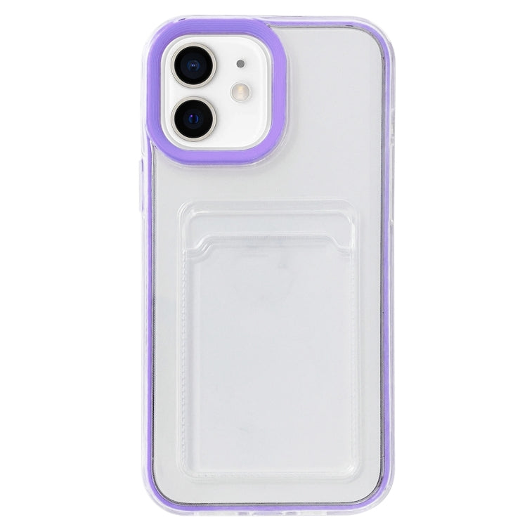 Full-coverage 360 Clear PC + TPU Shockproof Protective Case with Card Slot, For iPhone 12 mini, For iPhone 12 / 12 Pro, For iPhone 12 Pro Max, For iPhone 11 Pro, For iPhone 11, For iPhone 11 Pro Max