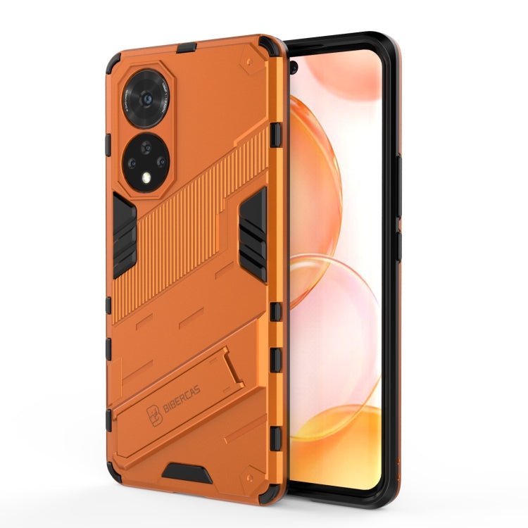 Punk Armor 2 in 1 PC + TPU Shockproof Case with Invisible Holder, For Honor 50, For Honor 50 Pro