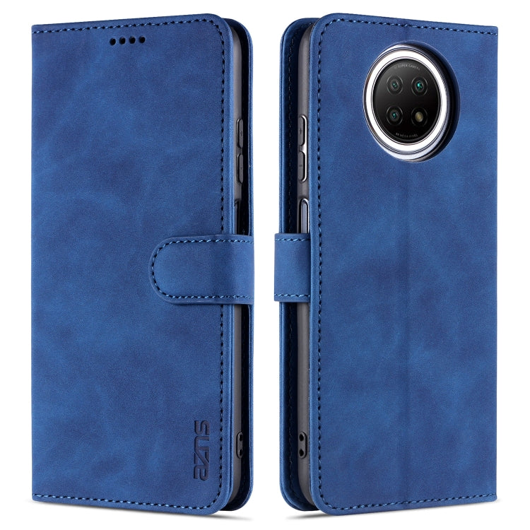 AZNS Skin Feel Calf Texture Horizontal Flip Leather Case with Card Slots & Holder & Wallet, For Xiaomi Redmi K40 Pro, For Xiaomi Poco F3, For Xiaomi Redmi Note 9 5G, For Xiaomi Redmi Note 10 5G, For Xiaomi Poco M3 Pro 5G