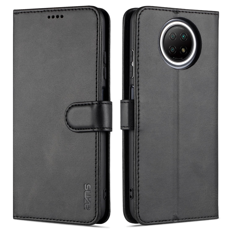 AZNS Skin Feel Calf Texture Horizontal Flip Leather Case with Card Slots & Holder & Wallet, For Xiaomi Redmi K40 Pro, For Xiaomi Poco F3, For Xiaomi Redmi Note 9 5G, For Xiaomi Redmi Note 10 5G, For Xiaomi Poco M3 Pro 5G