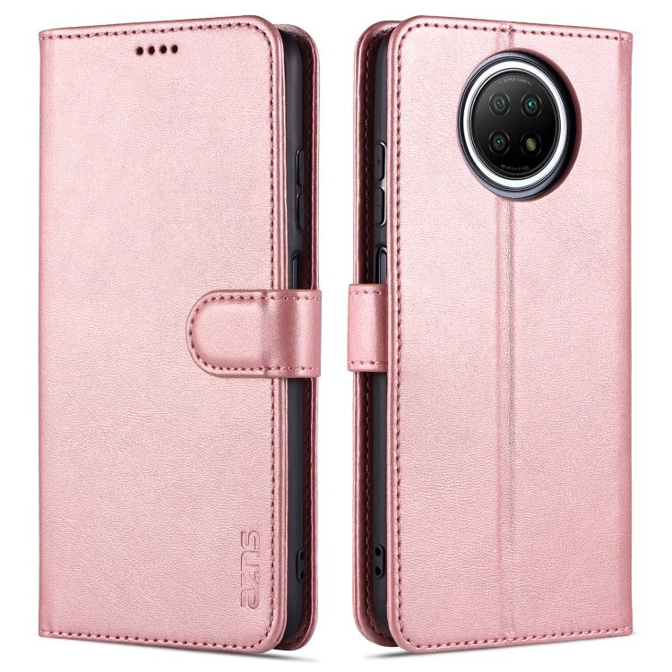 AZNS Skin Feel Calf Texture Horizontal Flip Leather Case with Card Slots & Holder & Wallet, For Xiaomi Redmi K40 Pro, For Xiaomi Poco F3, For Xiaomi Redmi Note 9 5G, For Xiaomi Redmi Note 10 5G, For Xiaomi Poco M3 Pro 5G