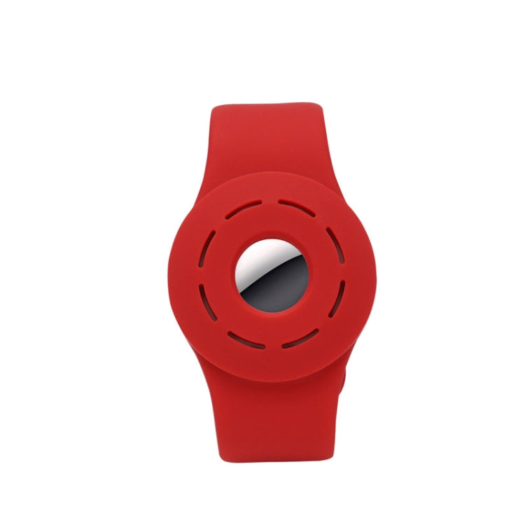 Anti-scratch Shockproof Silicone Bracelet Strap Protective Cover Case, For AirTag