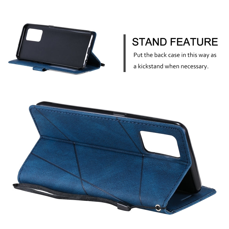 Skin Feel Splicing Horizontal Flip Leather Case with Holder & Card Slots & Wallet & Photo Frame, For OPPO A74 4G / F19, For OPPO A94 4G / F19 Pro, For OPPO Realme V13 5G, For OPPO Realme 8 4G, For OPPO Reno5 5G, For OPPO Reno5 Pro 5G                   ...