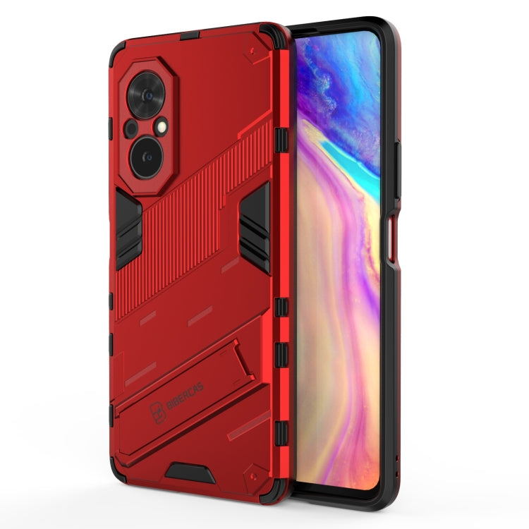 Punk Armor 2 in 1 PC + TPU Shockproof Case with Invisible Holder, For Honor 50 SE / Huawei nova 9 SE