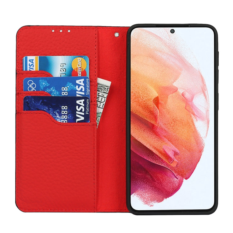 Litchi Texture Horizontal Flip Top Layer Cowhide Leather Case with Holder & Card Slots & Wallet & Strap & Wire Winder, For Samsung Galaxy S21 5G, For Samsung Galaxy S20, For Samsung Galaxy S20 Plus, For Samsung Galaxy S20 Ultra, For Samsung Galaxy S20 FE