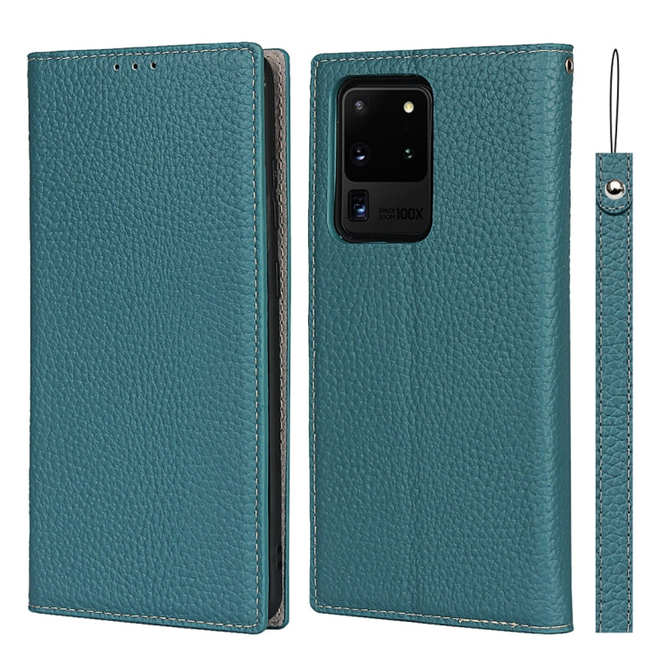 Litchi Texture Horizontal Flip Top Layer Cowhide Leather Case with Holder & Card Slots & Wallet & Strap & Wire Winder, For Samsung Galaxy S21 5G, For Samsung Galaxy S20, For Samsung Galaxy S20 Plus, For Samsung Galaxy S20 Ultra, For Samsung Galaxy S20 FE
