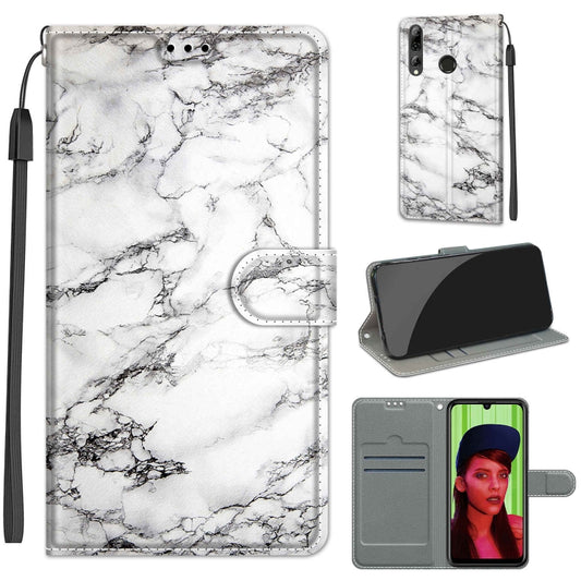 Voltage Colored Drawing Magnetic Clasp Horizontal Flip PU Leather Case with Holder & Card Slots, For Huawei P Smart+ 2019, For Huawei Y5 2018 / Honor Play 7