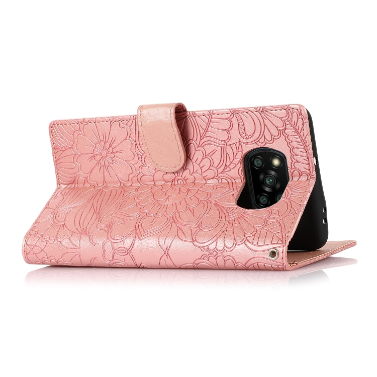 Skin Feel Embossed Sunflower Horizontal Flip Leather Case with Holder & Card Slots & Wallet & Lanyard, For Xiaomi POCO X3 NFC / X3 Pro / X3, For Xiaomi Redmi K40 / K40 Pro / Poco F3, For Xiaomi Mi 10T Lite 5G, For Xiaomi Mi 11, For Xiaomi Redmi Note 9 ...