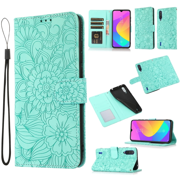 Skin Feel Embossed Sunflower Horizontal Flip Leather Case with Holder & Card Slots & Wallet & Lanyard, For Xiaomi POCO X3 NFC / X3 Pro / X3, For Xiaomi Redmi K40 / K40 Pro / Poco F3, For Xiaomi Mi 10T Lite 5G, For Xiaomi Mi 11, For Xiaomi Redmi Note 9 ...