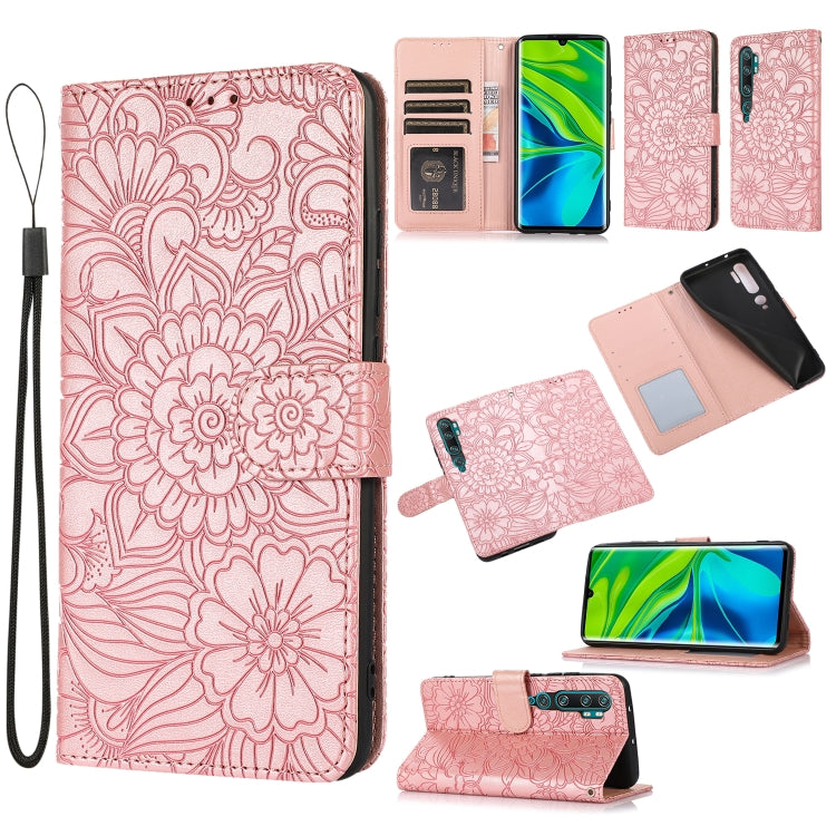 Skin Feel Embossed Sunflower Horizontal Flip Leather Case with Holder & Card Slots & Wallet & Lanyard, For Xiaomi Redmi 9, For Xiaomi Redmi 10X 5G, For Xiaomi Redmi K30 Pro, For Xiaomi Mi CC9 Pro, For Xiaomi Redmi K20, For Xiaomi Redmi 8               ...