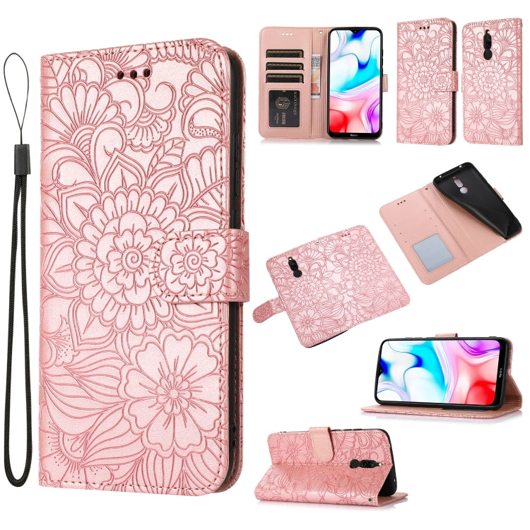 Skin Feel Embossed Sunflower Horizontal Flip Leather Case with Holder & Card Slots & Wallet & Lanyard, For Xiaomi Redmi 9, For Xiaomi Redmi 10X 5G, For Xiaomi Redmi K30 Pro, For Xiaomi Mi CC9 Pro, For Xiaomi Redmi K20, For Xiaomi Redmi 8               ...