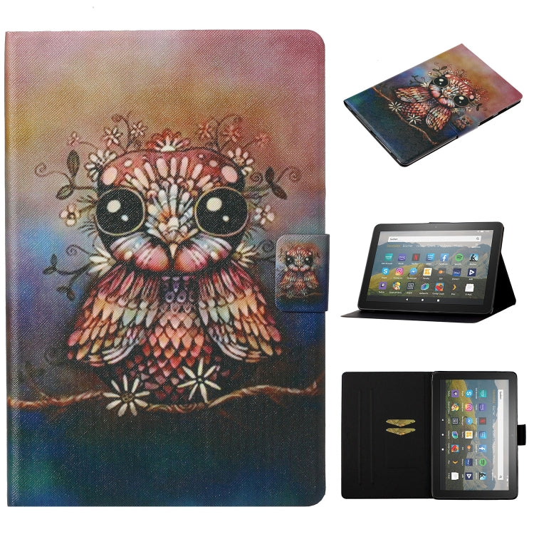 Voltage Texture Coloured Drawing Horizontal Flip Leather Case with Holder & Card Slot & Sleep / Wake-up Function, For Amazon Fire HD 10 (2021)