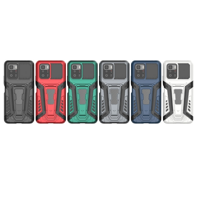 War Chariot Series Armor All-inclusive Shockproof PC + TPU Protective Case with Invisible Holder, For Xiaomi Redmi Note 10 Pro 5G, For Samsung Galaxy A22 4G