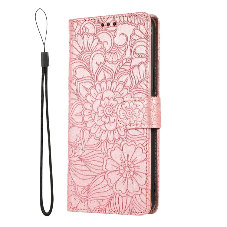 Skin Feel Embossed Sunflower Horizontal Flip Leather Case with Holder & Card Slots & Wallet & Lanyard, For Huawei nova 8 SE, For Huawei nova 7 SE, For Huawei nova 7 Pro 5G, For Huawei Y6p, For Huawei Y5p, For Huawei P smart 2020, For Huawei P40 Pro    ...
