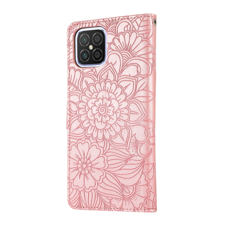 Skin Feel Embossed Sunflower Horizontal Flip Leather Case with Holder & Card Slots & Wallet & Lanyard, For Huawei nova 8 SE, For Huawei nova 7 SE, For Huawei nova 7 Pro 5G, For Huawei Y6p, For Huawei Y5p, For Huawei P smart 2020, For Huawei P40 Pro    ...