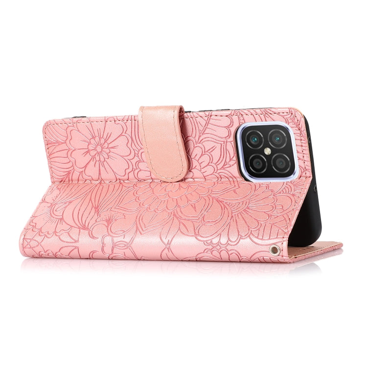 Skin Feel Embossed Sunflower Horizontal Flip Leather Case with Holder & Card Slots & Wallet & Lanyard, For Huawei nova 8 SE, For Huawei nova 7 SE, For Huawei nova 7 Pro 5G, For Huawei Y6p, For Huawei Y5p, For Huawei P smart 2020, For Huawei P40 Pro    ...
