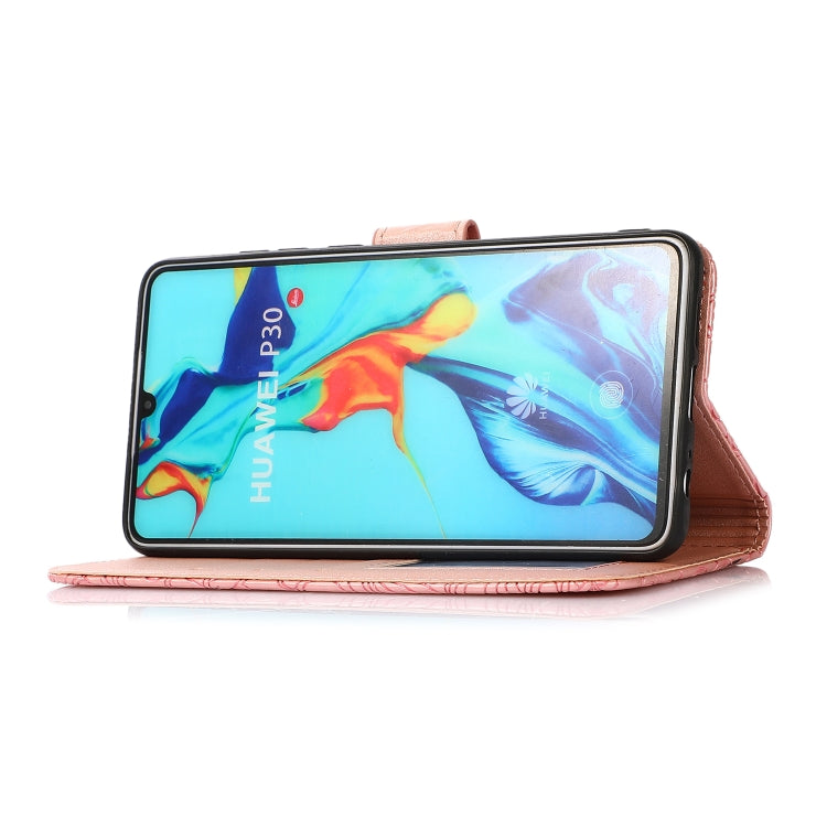 Skin Feel Embossed Sunflower Horizontal Flip Leather Case with Holder & Card Slots & Wallet & Lanyard, For Huawei P30, For Huawei P20 lite