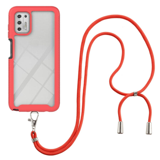 Starry Sky Solid Color Series Shockproof PC + TPU Protective Case with Neck Strap, For Motorola Moto G Stylus 2021, For Motorola Moto G Stylus 5G, For Motorola Moto G9 Play / E7 Plus, For Motorola Moto G9 Power, For Motorola Moto G60                   ...