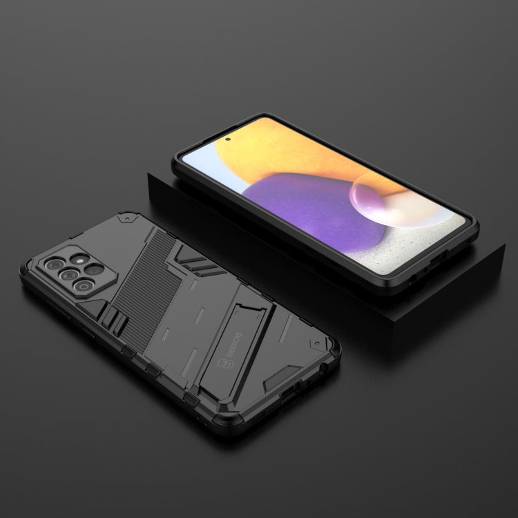 Punk Armor 2 in 1 PC + TPU Shockproof Case with Invisible Holder, For Samsung Galaxy A72 5G / 4G, For vivo V21e 5G
