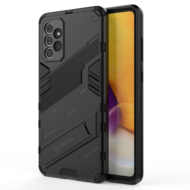 Punk Armor 2 in 1 PC + TPU Shockproof Case with Invisible Holder, For Samsung Galaxy A72 5G / 4G, For vivo V21e 5G