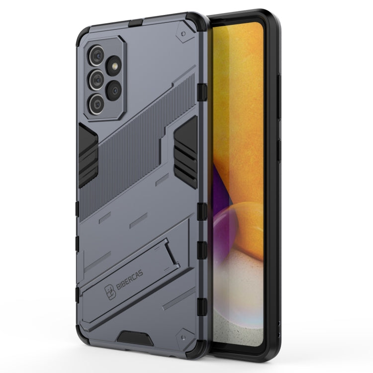Punk Armor 2 in 1 PC + TPU Shockproof Case with Invisible Holder, For Samsung Galaxy A72 5G / 4G, For vivo V21e 5G