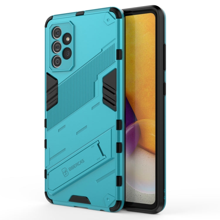 Punk Armor 2 in 1 PC + TPU Shockproof Case with Invisible Holder, For Samsung Galaxy A72 5G / 4G, For vivo V21e 5G