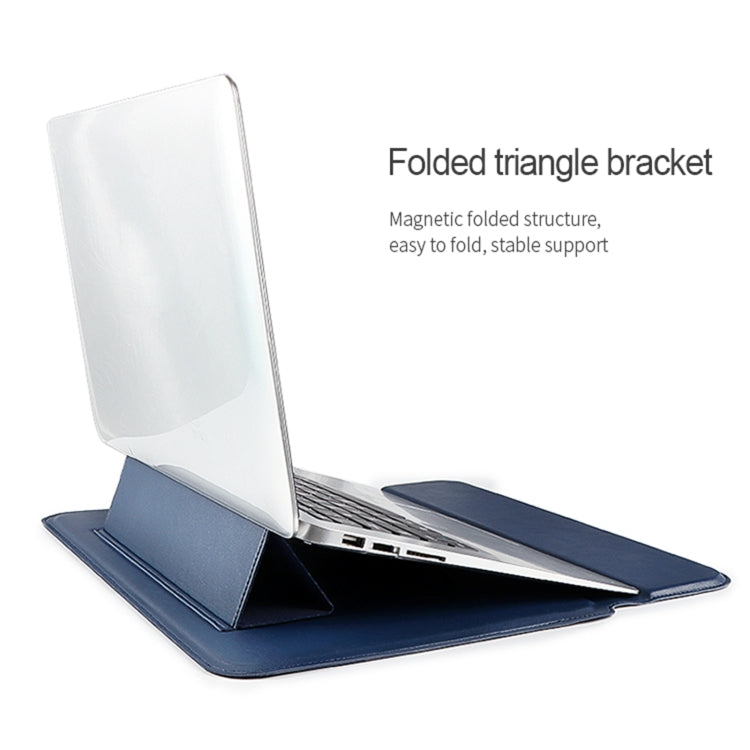 PU08 Multifunctional Notebook PU Liner Bag, 13.3 inch, 14.1-15.4 inch
