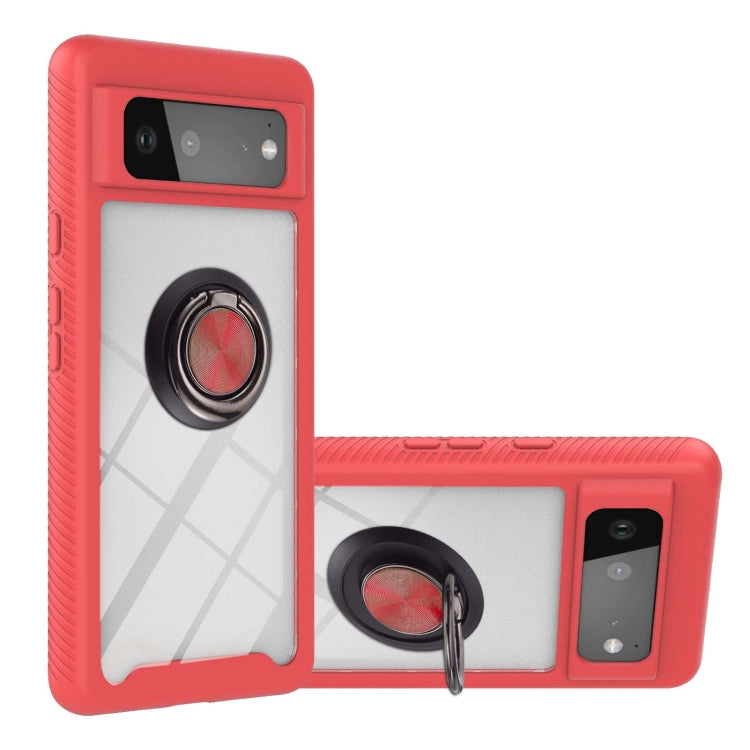 Starry Sky Solid Color Series Shockproof PC + TPU Protective Case with Ring Holder & Magnetic Function, For Google Pixel 6, For Google Pixel 6 Pro, For Samsung Galaxy A03s 166mm