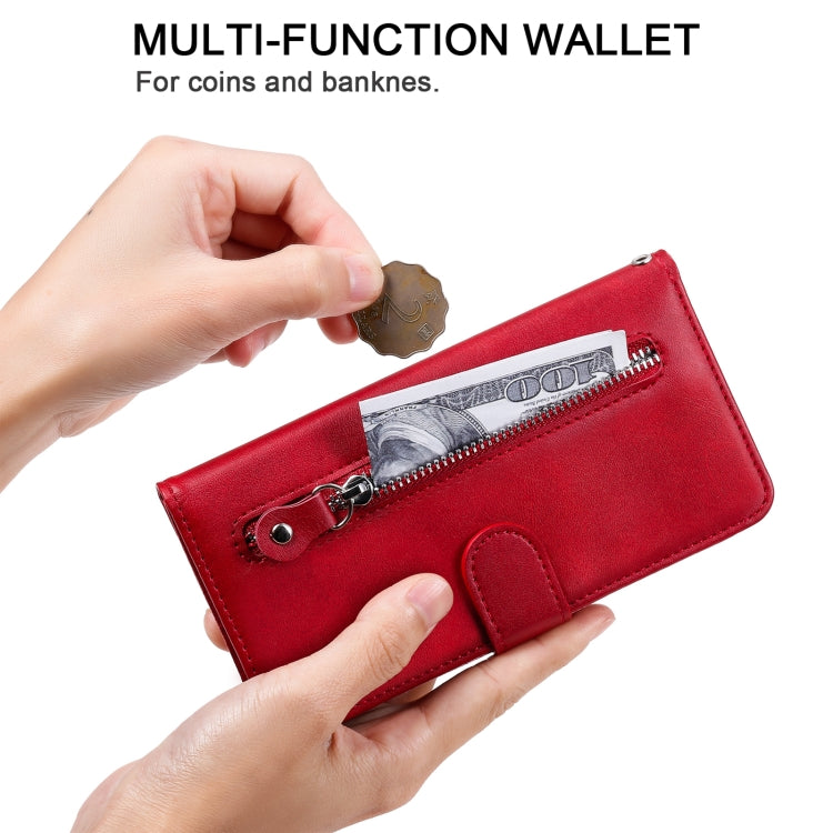 Fashion Calf Texture Zipper Horizontal Flip Leather Case with Holder & Card Slots & Wallet, For Xiaomi Redmi K40, For Xiaomi Redmi K40 Pro, For Xiaomi Redmi Note 10 5G / Poco M3 Pro 5G, For Xiaomi Mi 11 Ultra