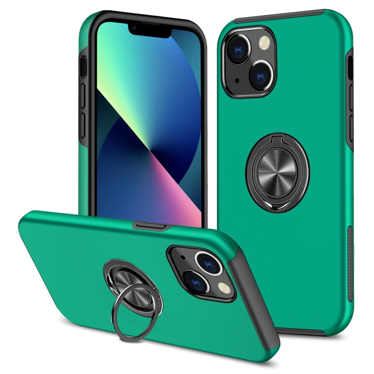 PC + TPU Shockproof Magnetic Protective Case with Invisible Ring Holder, For iPhone 13 mini, For iPhone 13, For iPhone 13 Pro, For iPhone 13 Pro Max