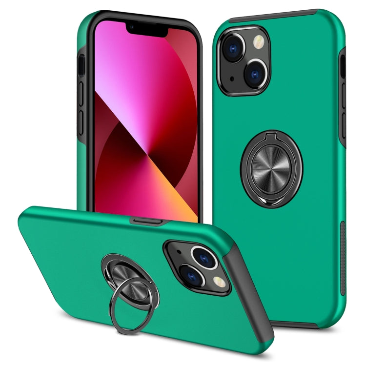 PC + TPU Shockproof Magnetic Protective Case with Invisible Ring Holder, For iPhone 13 mini, For iPhone 13, For iPhone 13 Pro, For iPhone 13 Pro Max