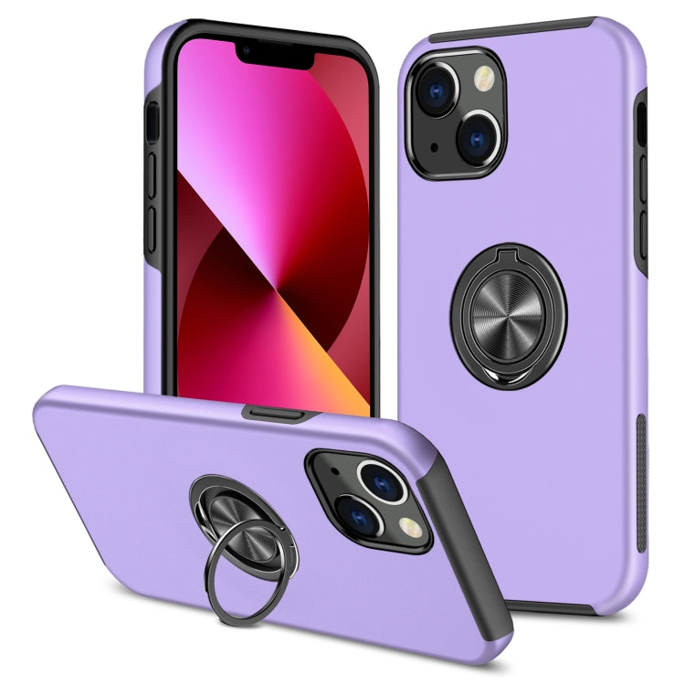 PC + TPU Shockproof Magnetic Protective Case with Invisible Ring Holder, For iPhone 13 mini, For iPhone 13, For iPhone 13 Pro, For iPhone 13 Pro Max